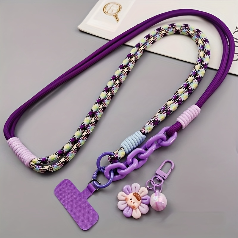 E-shop Ultra-langer und langlebiger geflochtener Seil! Seitliche Aufhängung , keine Hindernisband Horizontale Handy-Lanyard, explosiver Modell ist auf