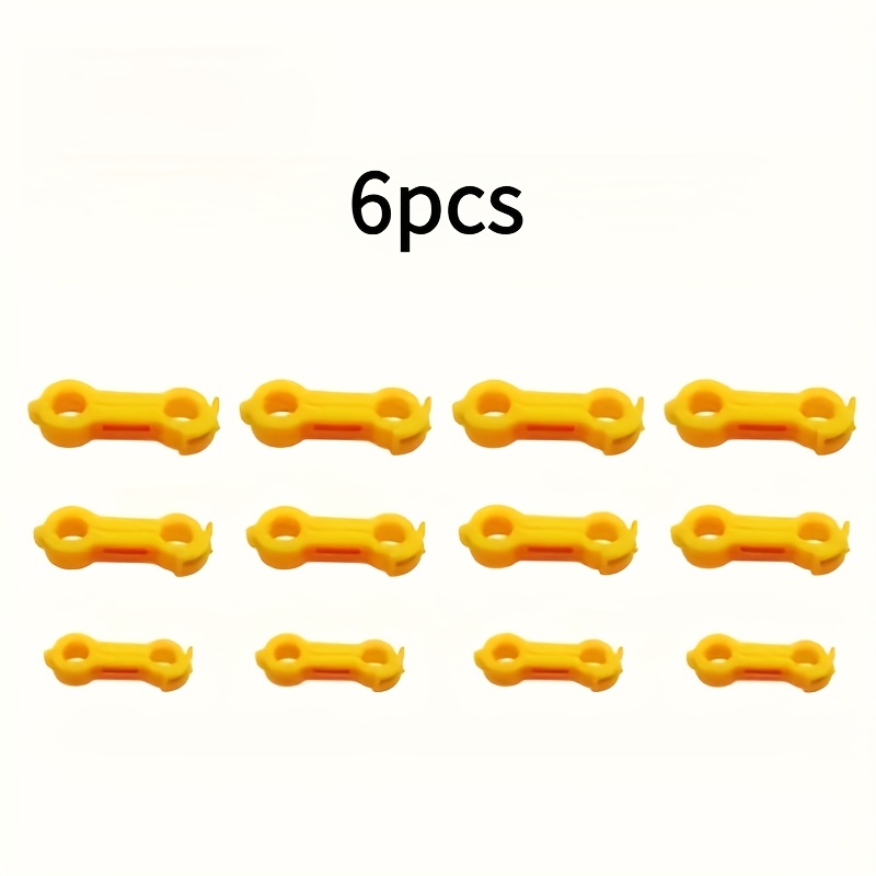 Image of 6pcs Chick Leg Holder For Chick, Quail, Duck And Bird Leg Repair, 3 Days Non-electric Plastic Leg Ring Holder For Chick Leg Holder For Poultry Farming, For Farms And Poultry Farms