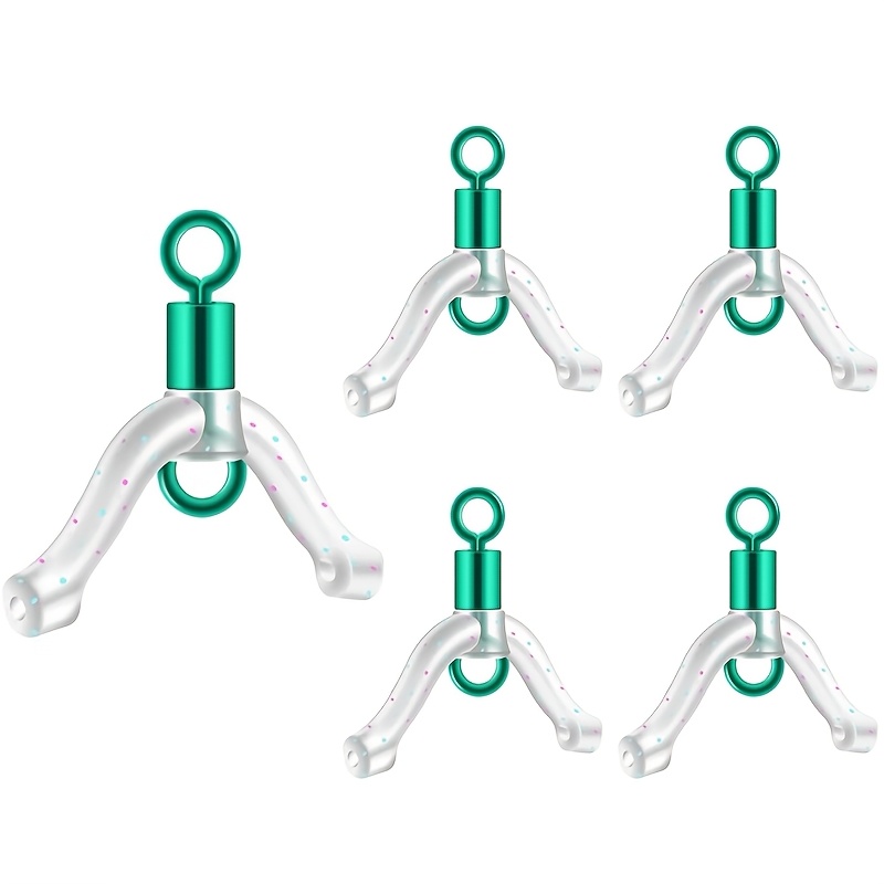 

30pcs Connecteurs Pivotants en PVC Anti-Enchevêtrement en de 8, Séparateur de Ligne de Pêche pour un Montage Sécurisé