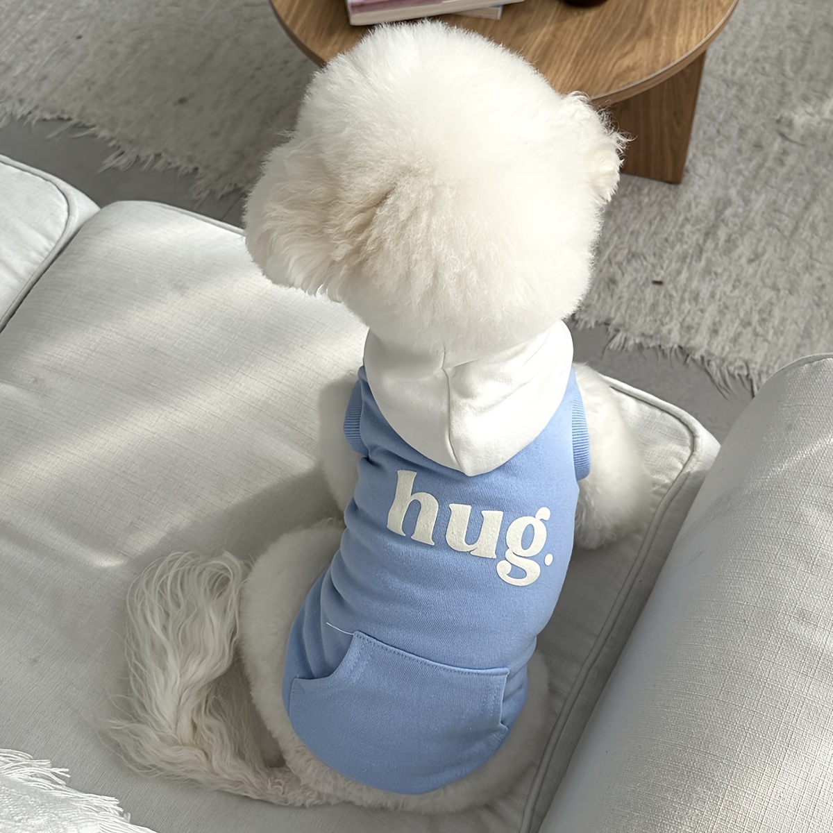 1pc of small to medium sized pet clothing for cats and dogs a sleeveless hooded vest for dogs a dog hoodie and cat apparel clothes soft and comfortable suitable for     daily wear Product details 7