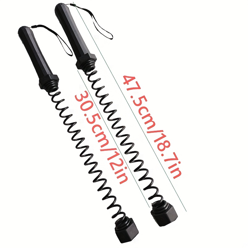 Set of 2 Ropeless Battle Ropes, Convenient Exercise Ropes for Home Fitness, HIIT, Low-Impact Cardio, Strength Training, 