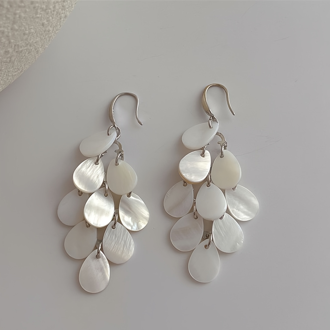 TEMU Un di eleganti orecchini a con lucido conchiglia per donna, per l'uso , vacanze, feste, matrimoni, fidanzamenti, , vacanze al mare, regali per e