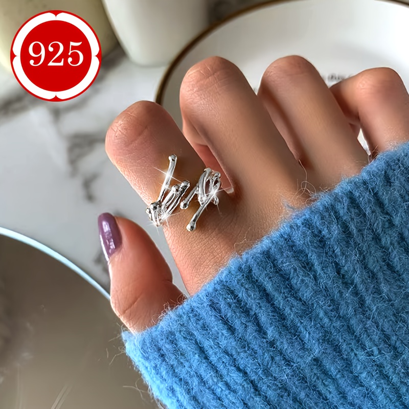 925 Sterling Silver Branch Ring for Women