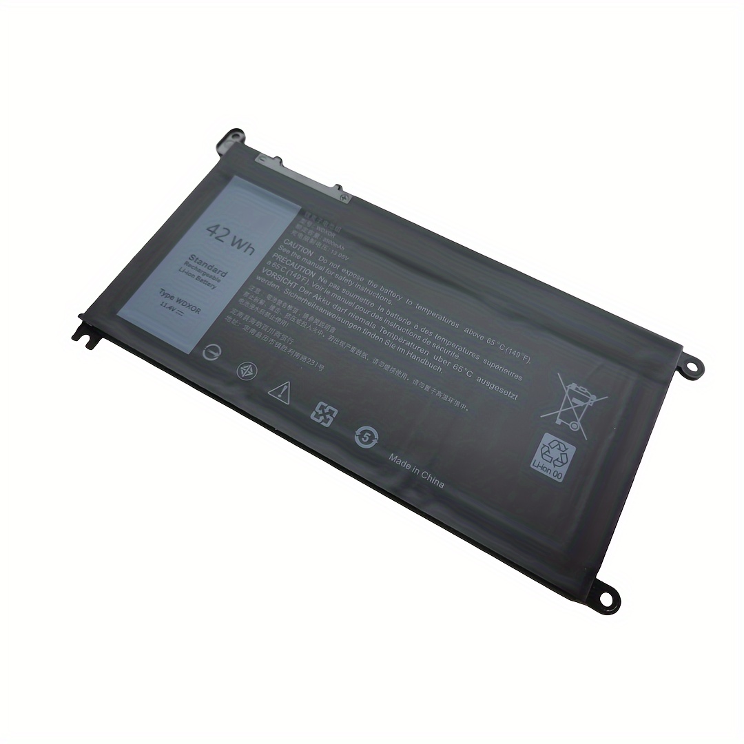 

1pc 42wh Wdx0r Wdxor For Dell Inspiron Battery 15 5567 5568 13 5368 7368 7569 7579