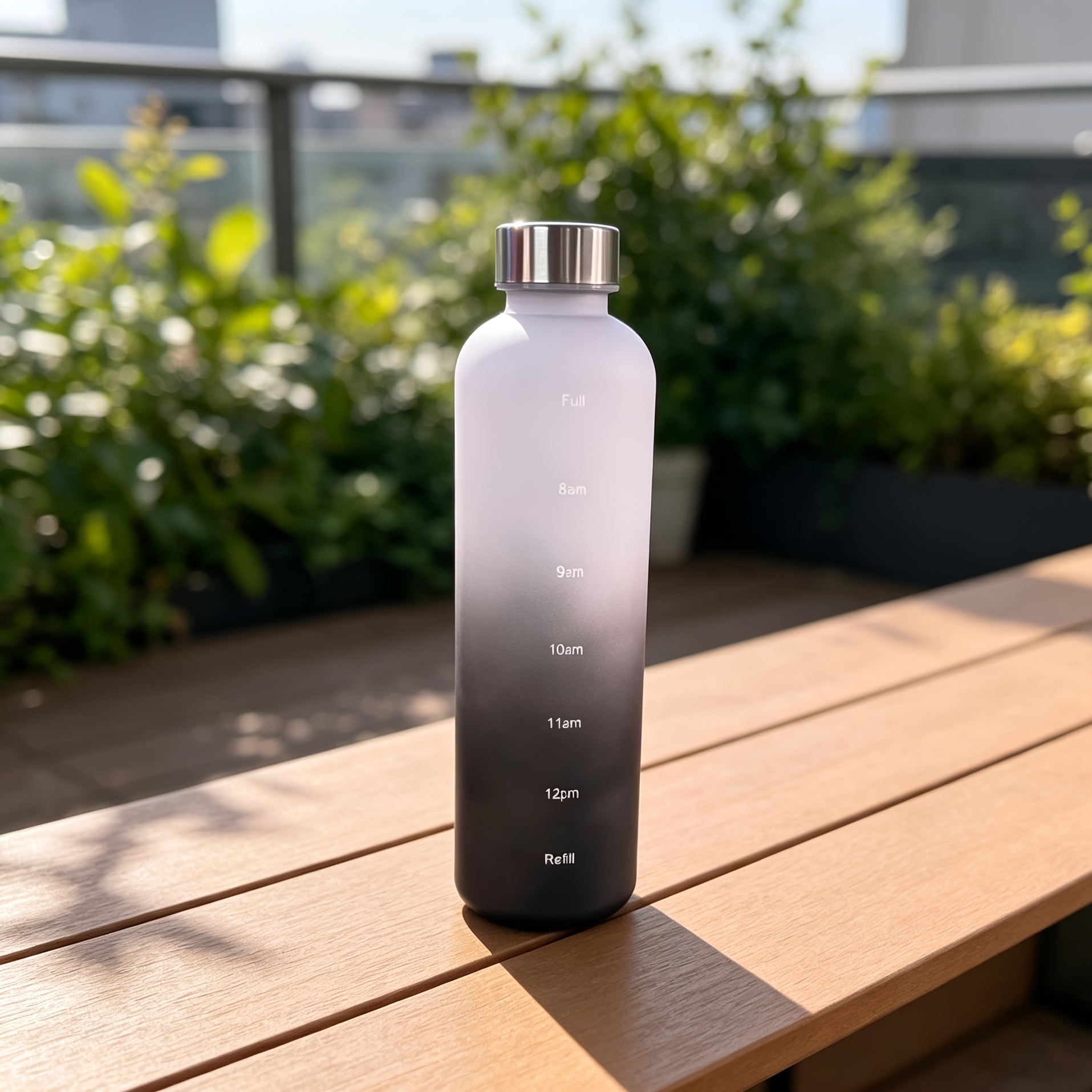 TEMU 800ml Large Capacity Frosted Matte Texture Sports Water Bottle Leak-proof And Drop-resistant Suitable For Exercise