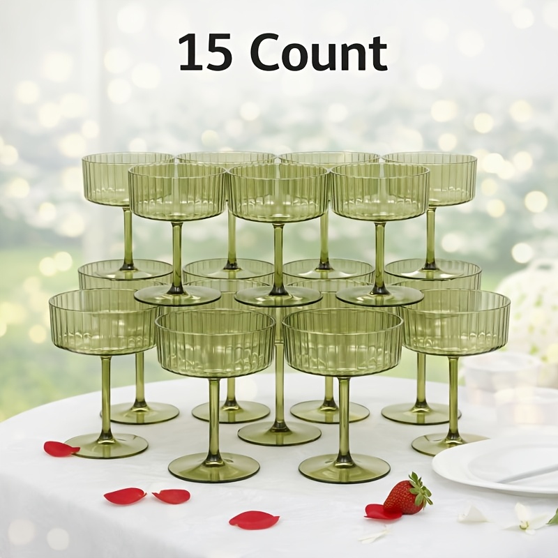 12 ounce tumblers 12 OZ. ELEGANCE/DELUXE Tumblers – Clear 20 CT main image 1