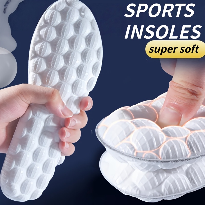 1 poros 4D minkšti patogūs sportiniai vidpadžiai, gerai sugeriantys prakaitą, labai elastingi, tinkami vyrams ir moterims, skirti ilgai stovintiems