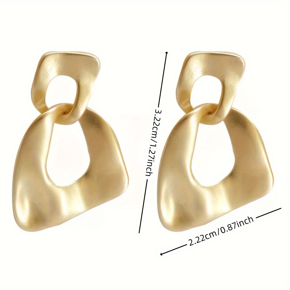 Irregular Geometry Earrings for Women