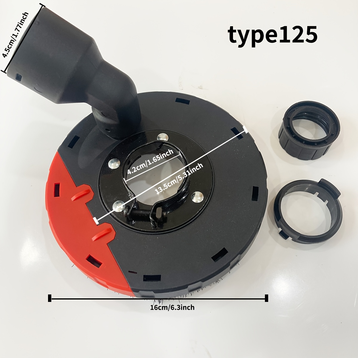 Universal Dust Cover Protective Guard For Angle Grinders And - Durable Plastic Shield With 2 Size Options (type 115/125), No Power Required, Dust And Protection For Power Tools