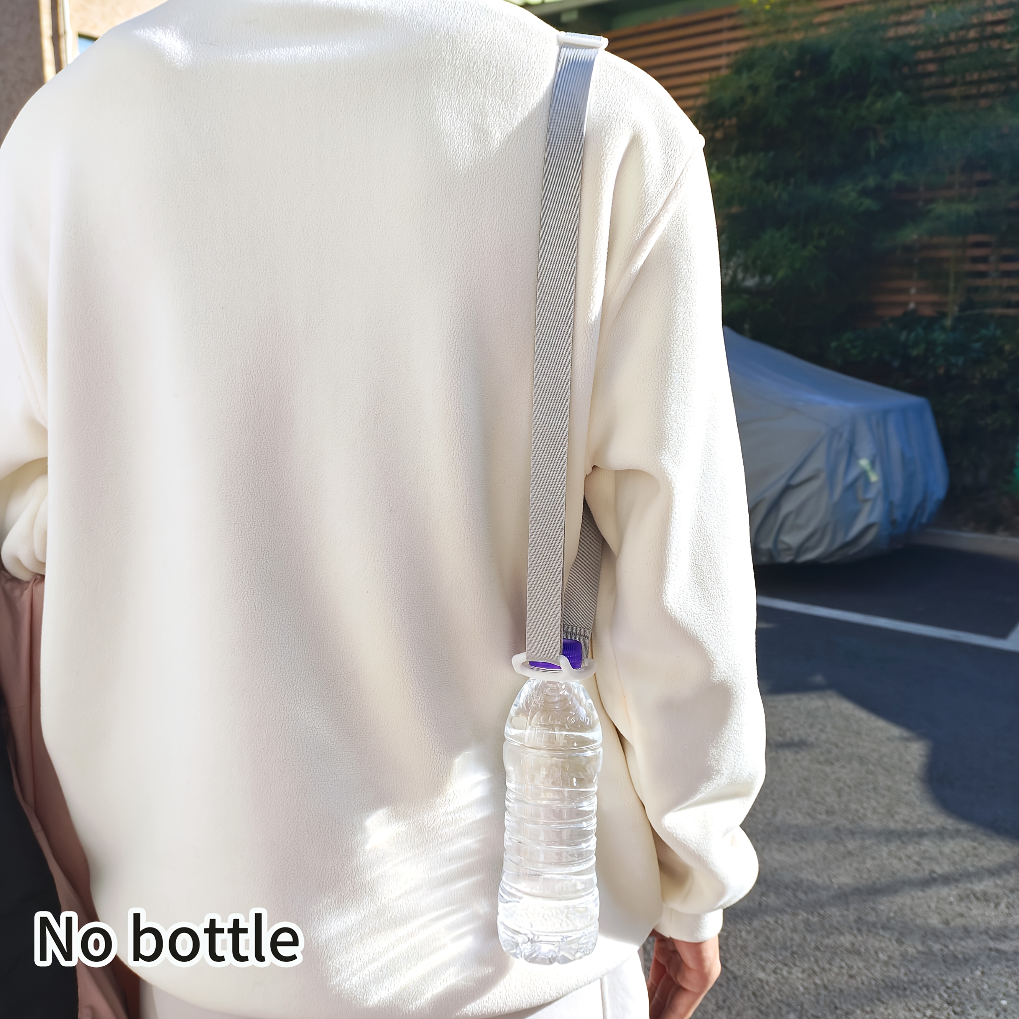 1 Portable Bottle Hanging Rope Diagonally Spanning Beverage Bottle Shoulder Strap Rope Insulated Cup Silicone Ring Shoulder Strap Hanging Strap No Cup