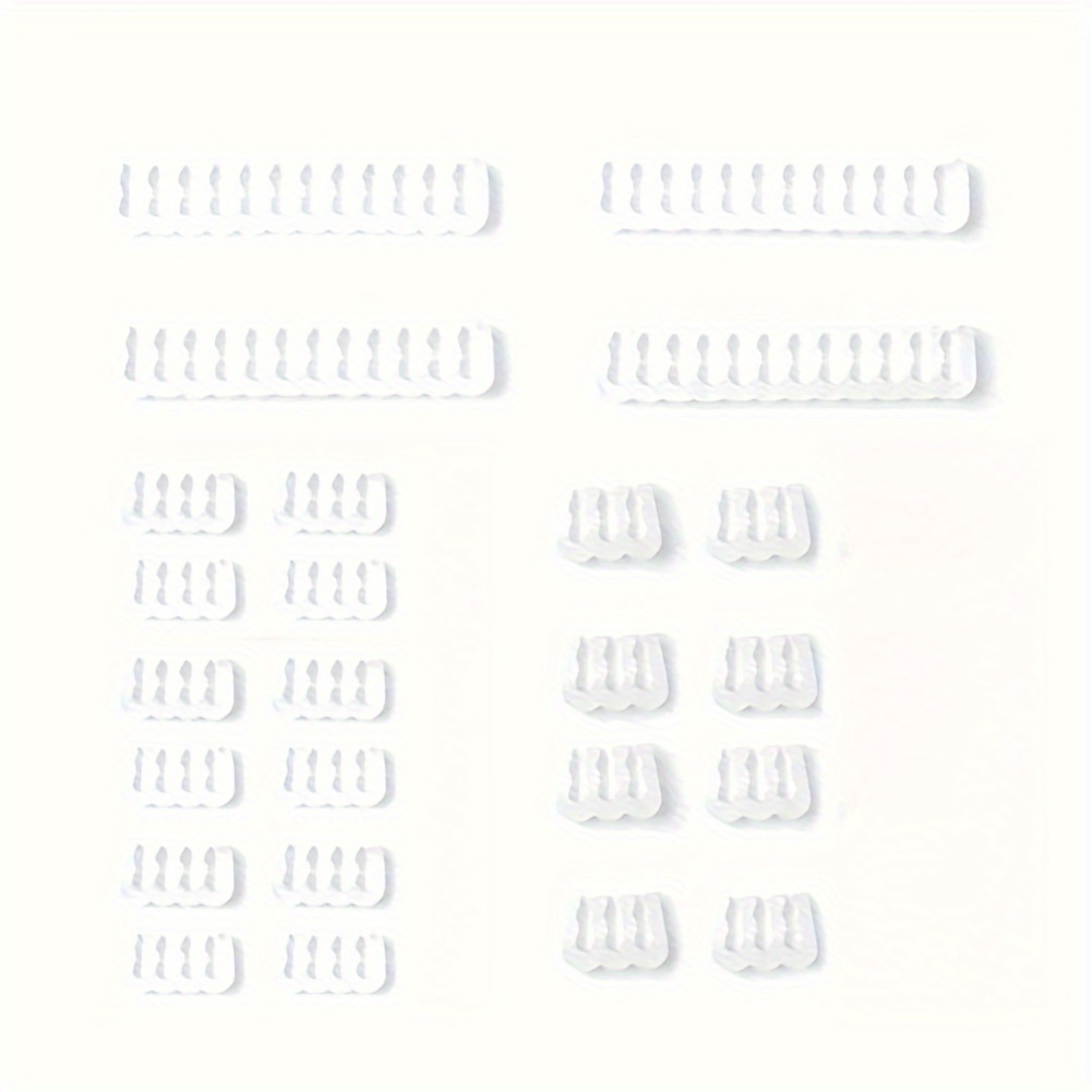 24pcs Cable Management Clips Set - Durable Acrylic Wire Organizers For 6/8/24 Pin , Computer Cord Holder