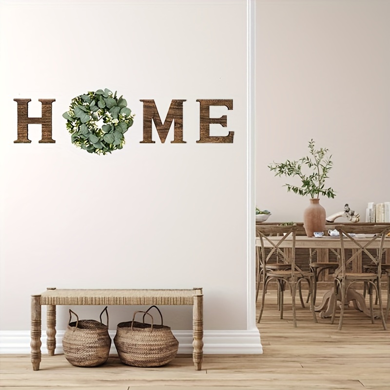 Welcome Home - Decoración de pared con cita inspiradora para el hogar,  puerta, pasillo, habitación familiar u oficina, tamaños y colores