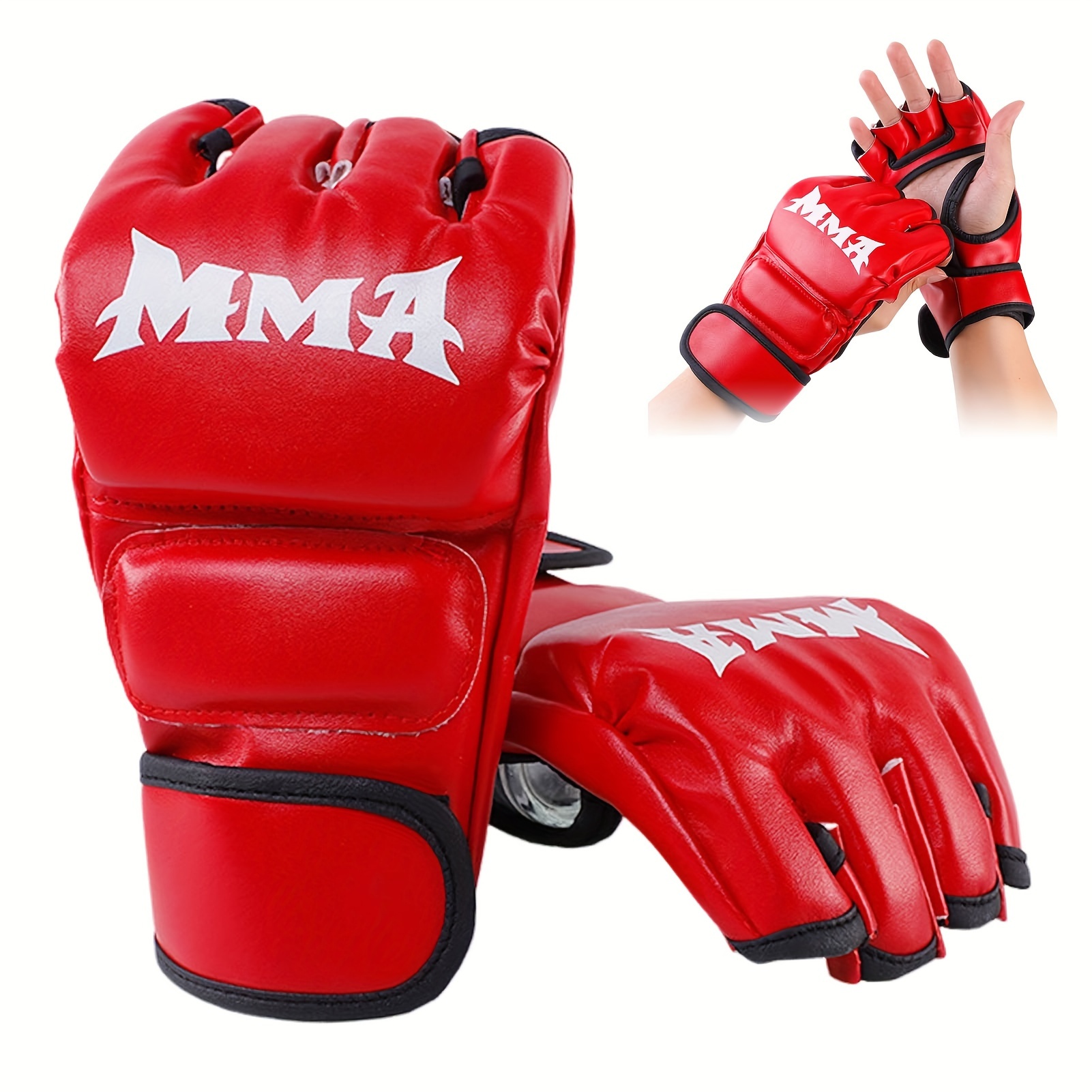 

Martial Arts Training Mma Gloves With Breathable And Sweat-resistant Material Suitable For Fighting Muay Thai