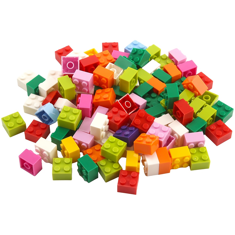 190pcs 2X2 High Brick Small Particle Building Blocks