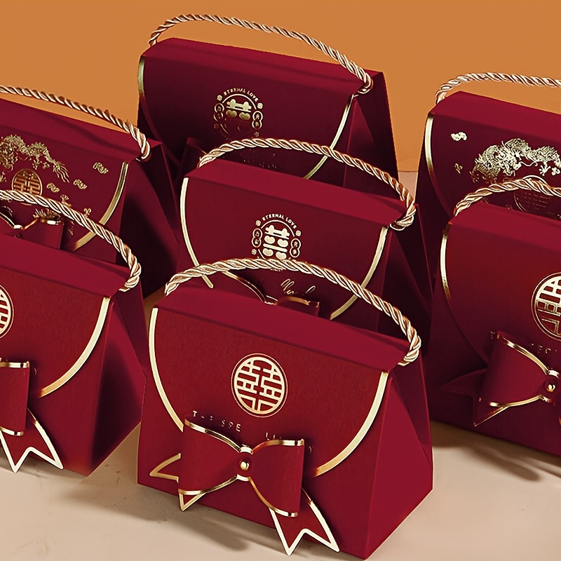 30pcs Festive Wedding Gift Packaging Paper Box with Magic Hand Carry Box Three Sizes Decorative Soap Jewelry Gifts Anniversary EngaSynthetic Gemstoneent General, Christmas, Halloween