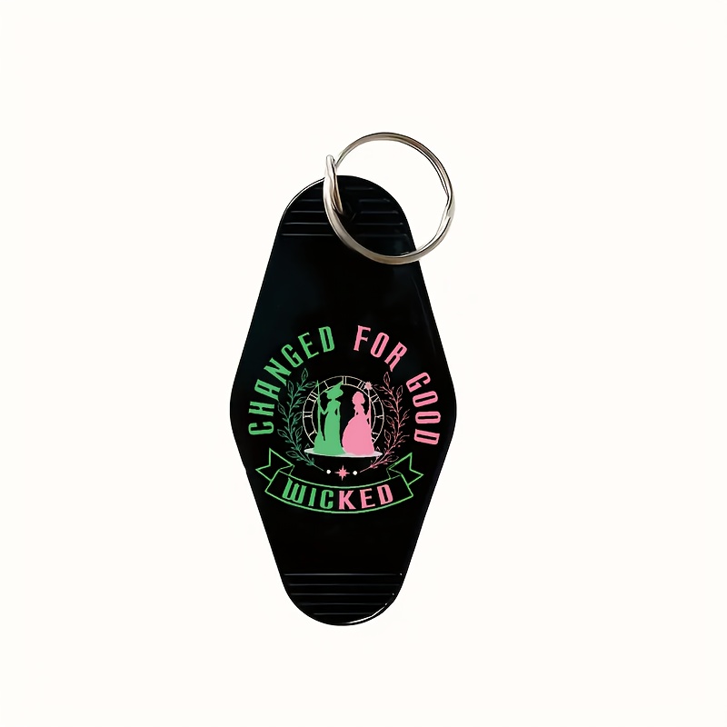 

1pc " For Good, " -inspired Keychain - Stylish & Plastic, With Ring - Ideal For Backpacks, Bags & Party Favors - Perfect Birthday Gift For Women