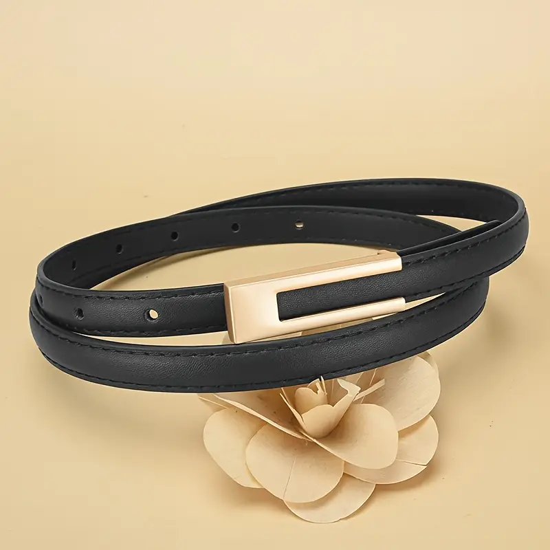 thin dress belt women Adjustable For Skinny Belts For Women Solid Color Alloy Turn Lock Belt For Jeans Coat,Khaki at Amazon Women's Clothing store womens thin belt womens dress