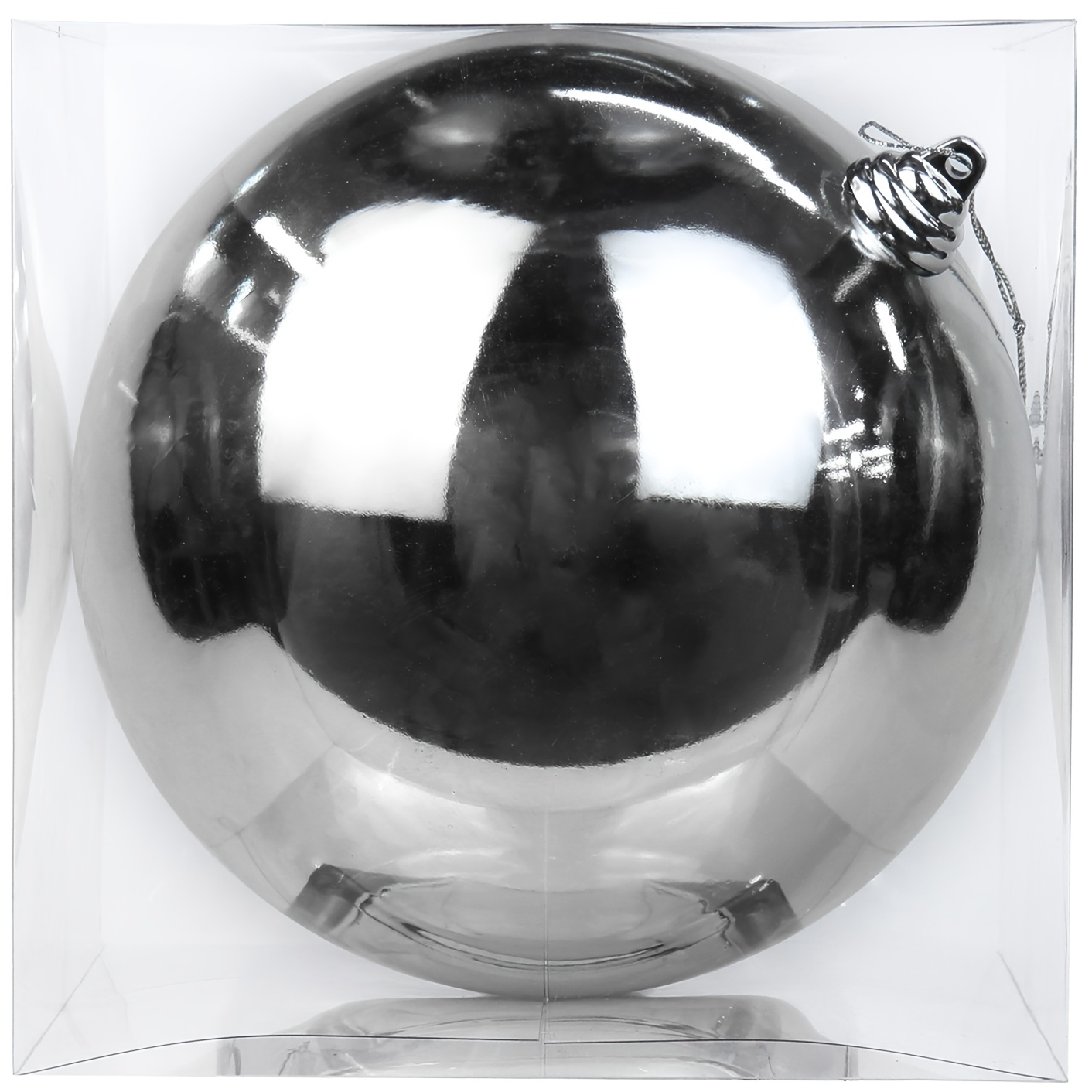 Set Of 1/18cm /christmas Ball Ornament/silvery Christmas Ball, Decorative Ball For Holiday Decor, Suitable For Holiday Parties, Multi-scene Use