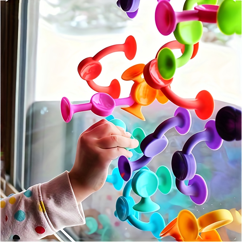 28pcs of colorful suction cup toys   toy games   help   color recognition   imagination and thinking skills a gift package for parties with random  