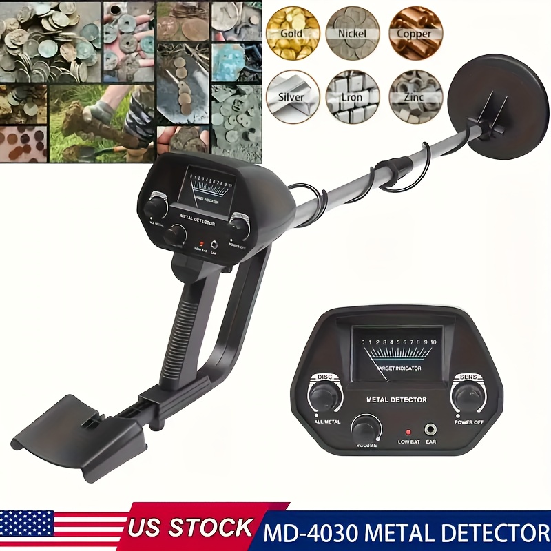 

Professional Metal Detector, High Golden , Underground With Adjustable , Discrimination , Battery Operated (batteries Not Included), Ideal For Birthday Gifts, Father's Day Gifts,