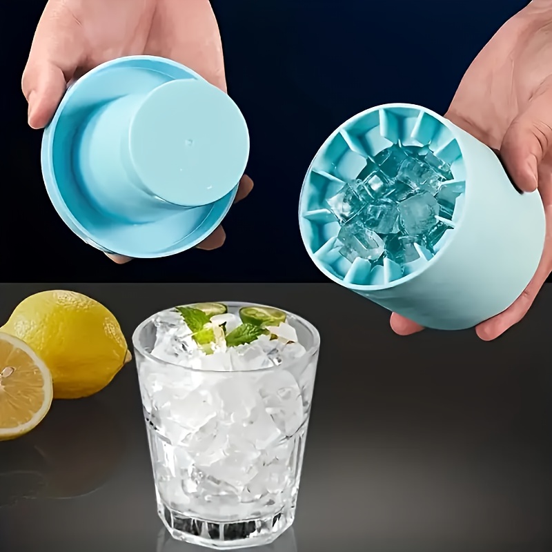 TEMU 1pc, Make Perfectly Shaped Ice Cubes With This Easy-release Silicone Ice Cube Mold - Can Hold Up To 60 Ice Cubes!