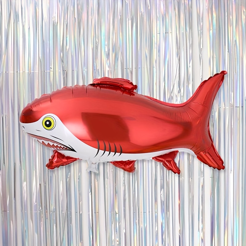 Cartoon Pirate Shark Shaped Aluminum Film Balloon Ocean - Temu