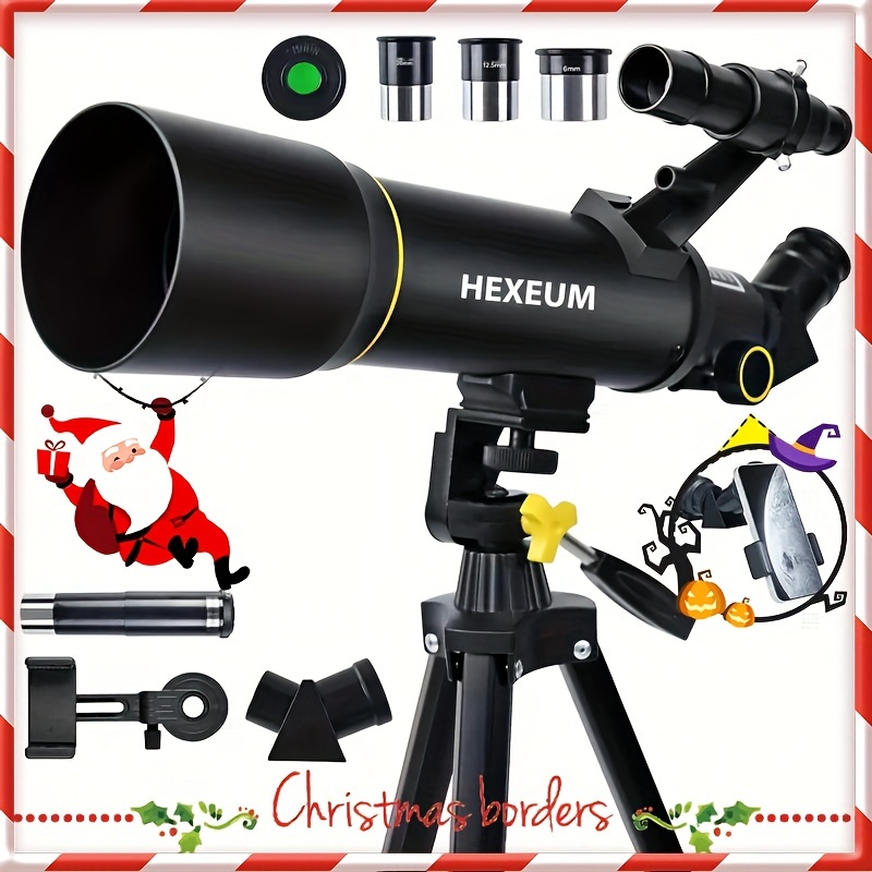 

70mm 400mm Az Refracting (20x-200x) For Enthusiasts & , Portable Phone Adapter, , , -70400-001