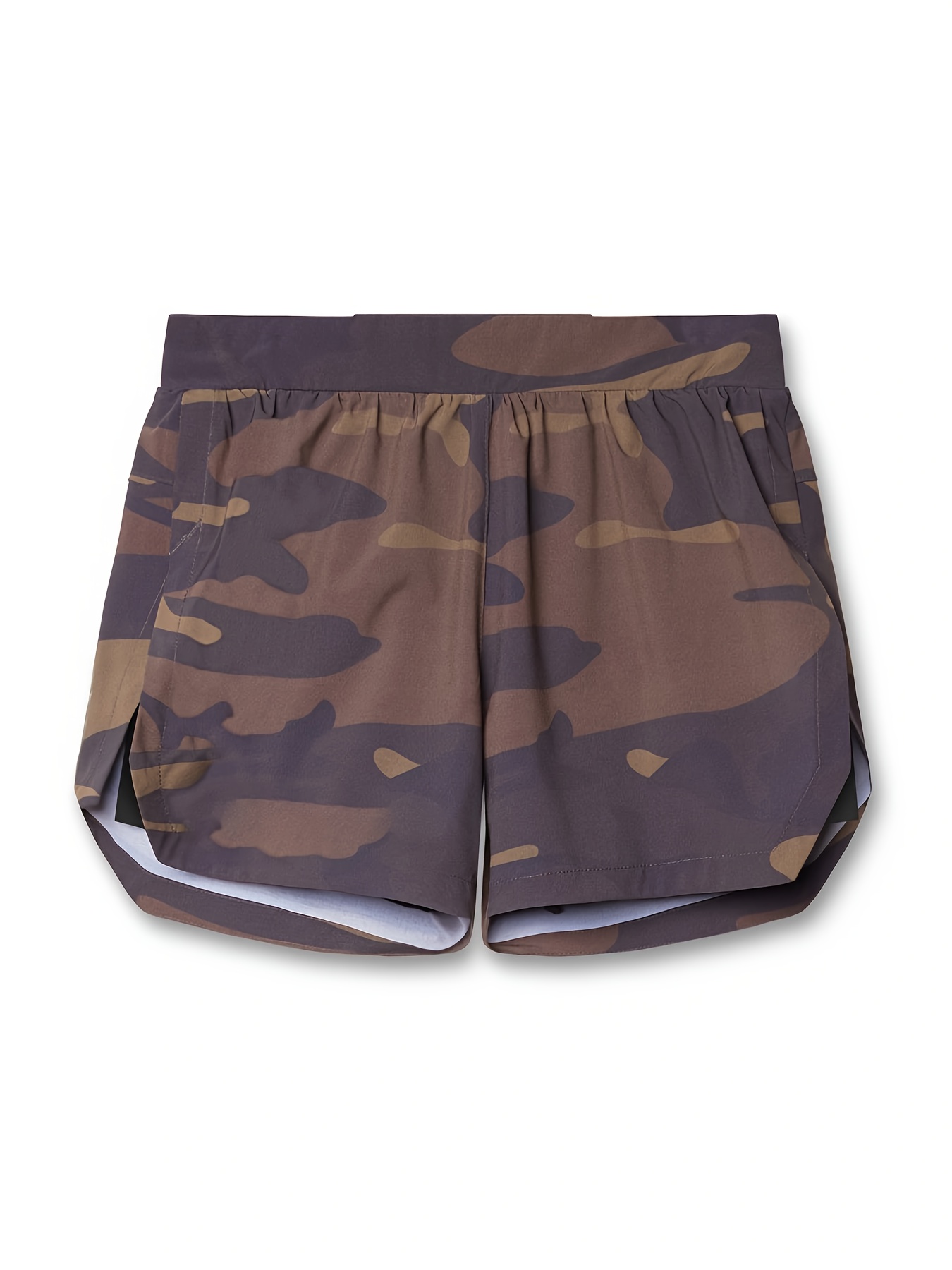 Men's Summer Double-Layer Stretch Training Quarters