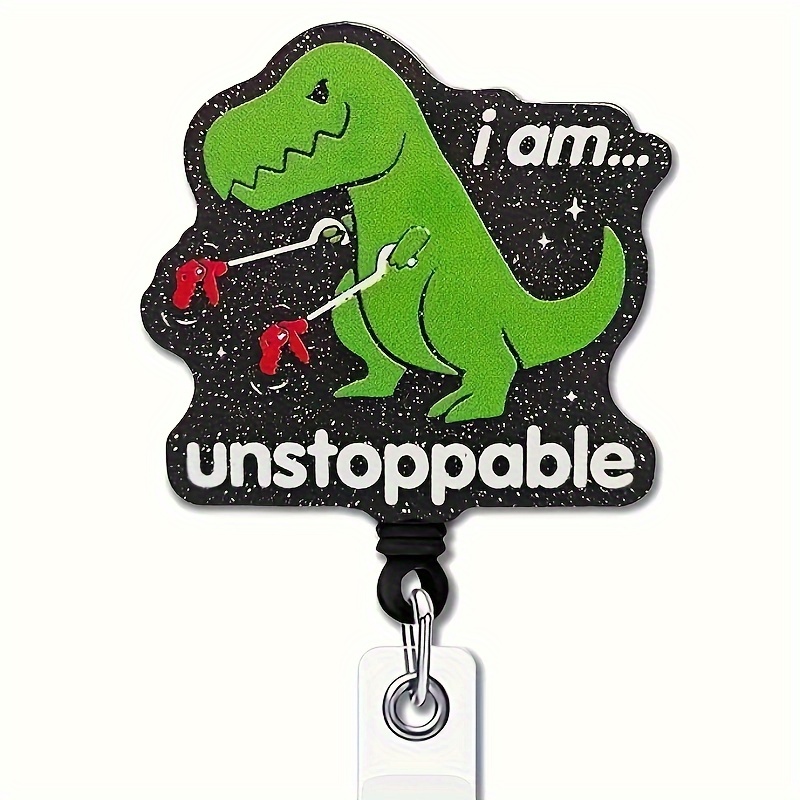 

Inspirational Retractable Crocodile - 'i'm ' Id , Fun - For , Nurses, Doctors,