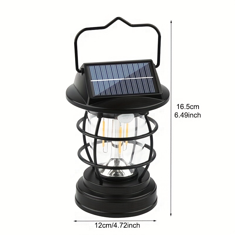 Outdoor Solar Camping Light, Portable Garden Light Emergency Light 