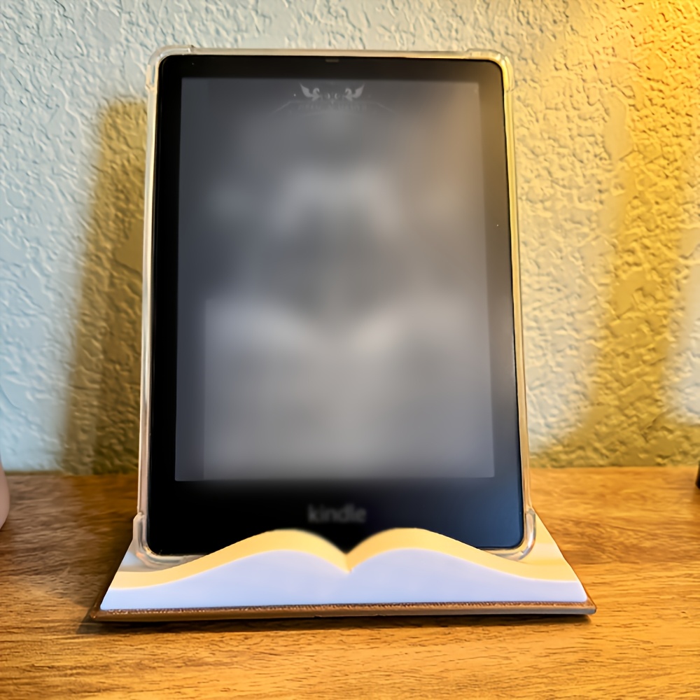 TEMU Supporto per Kindle Reader, Supporto per Kindle e E-Reader Stile Libro, di Visione Regolabile, Decorazione Natalizia, da Spostare, per Studio e