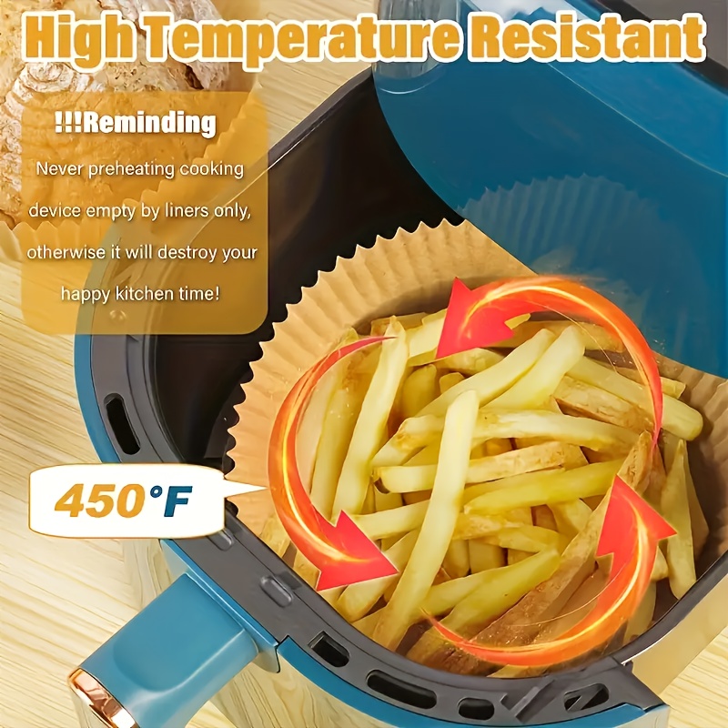 50/100pcs Disposable Paper Liners, Suitable for Air Fryer Oil-Proof and Nonstick Baking Parchment Sheets, Ideal for Baking, Deep-Frying, Microwave Oven & Cooking - Perfect Gift Choice for Easter, Father's Day, Mother's Day, Christmas Halloween, Air Fryer Liners, Air Fryer Paper, Air Fryer Accessories, Air Fryer Disposable Paper Liner, Air Fryer Paper Liners, Parchment Paper For Air Fryer, Air Fryer Liners Baking Paper, Airfryer Paper, Air Fryer Parchment Paper,