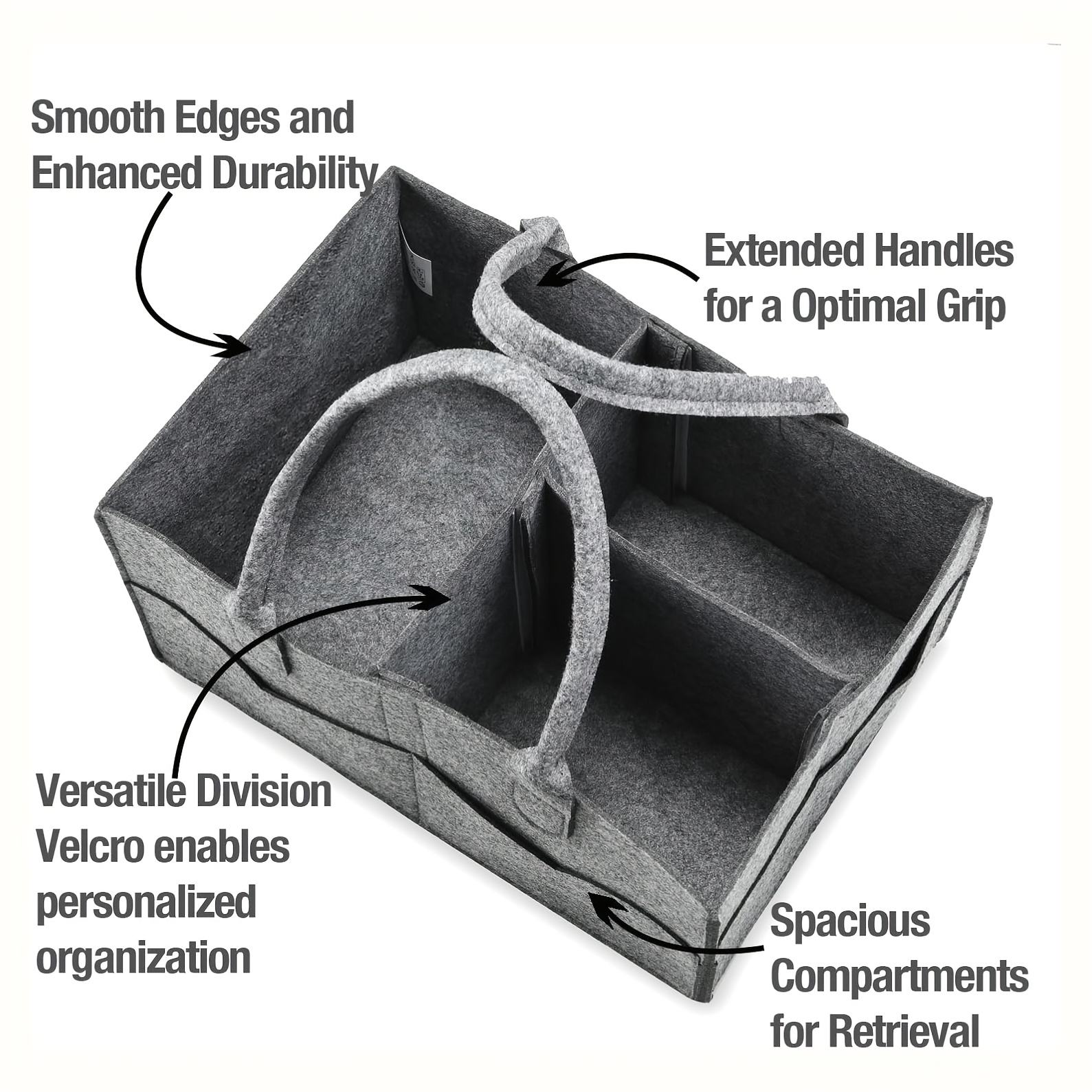 Lightweight Foldable Multi-Pocket Organizer Bag