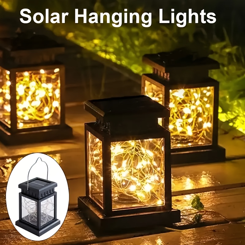 solar lights starlight lights copper string lights retro   lights pendant lights outdoor courtyard streets   landscape lights atmosphere lights