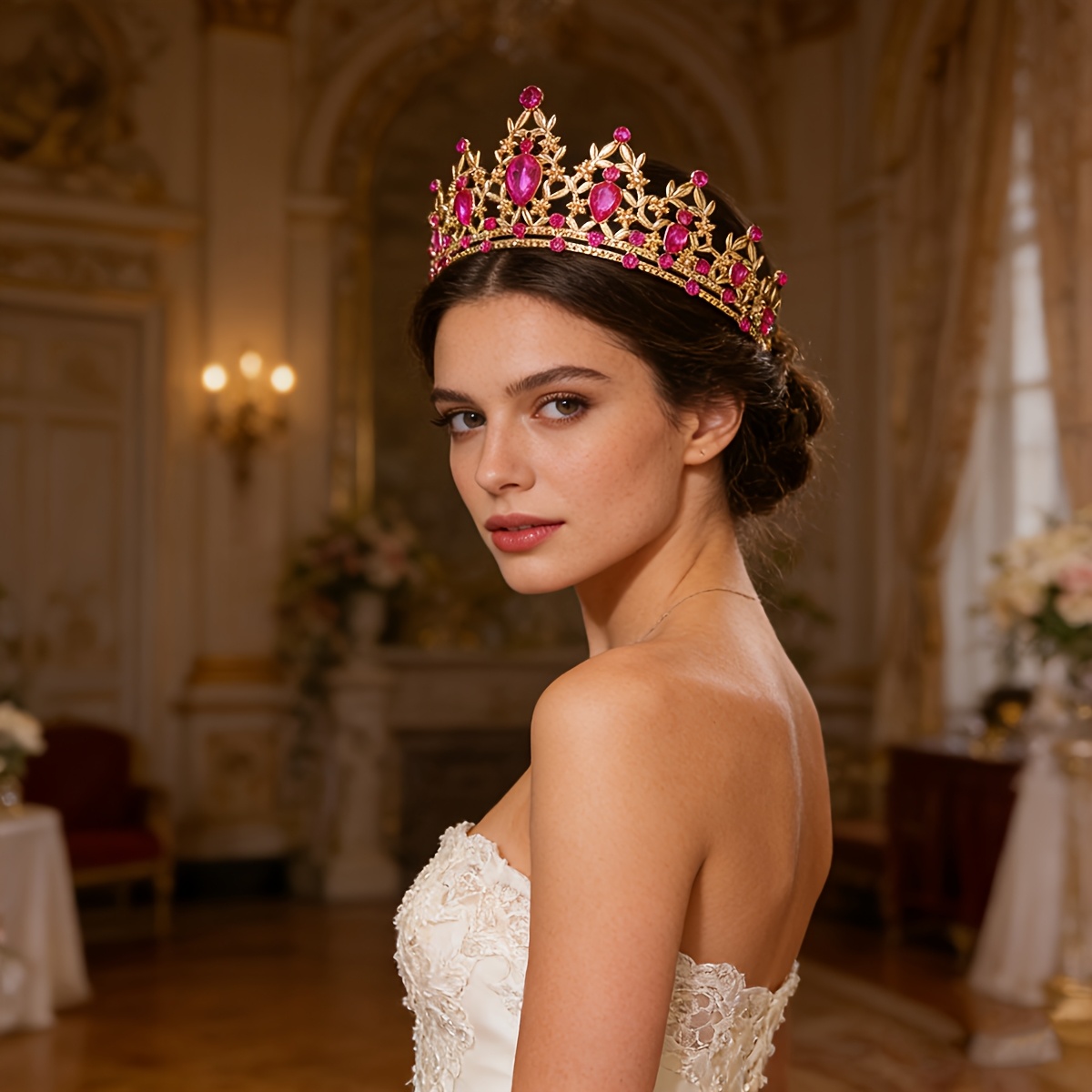 tiaras and crowns sold on Temu Canada