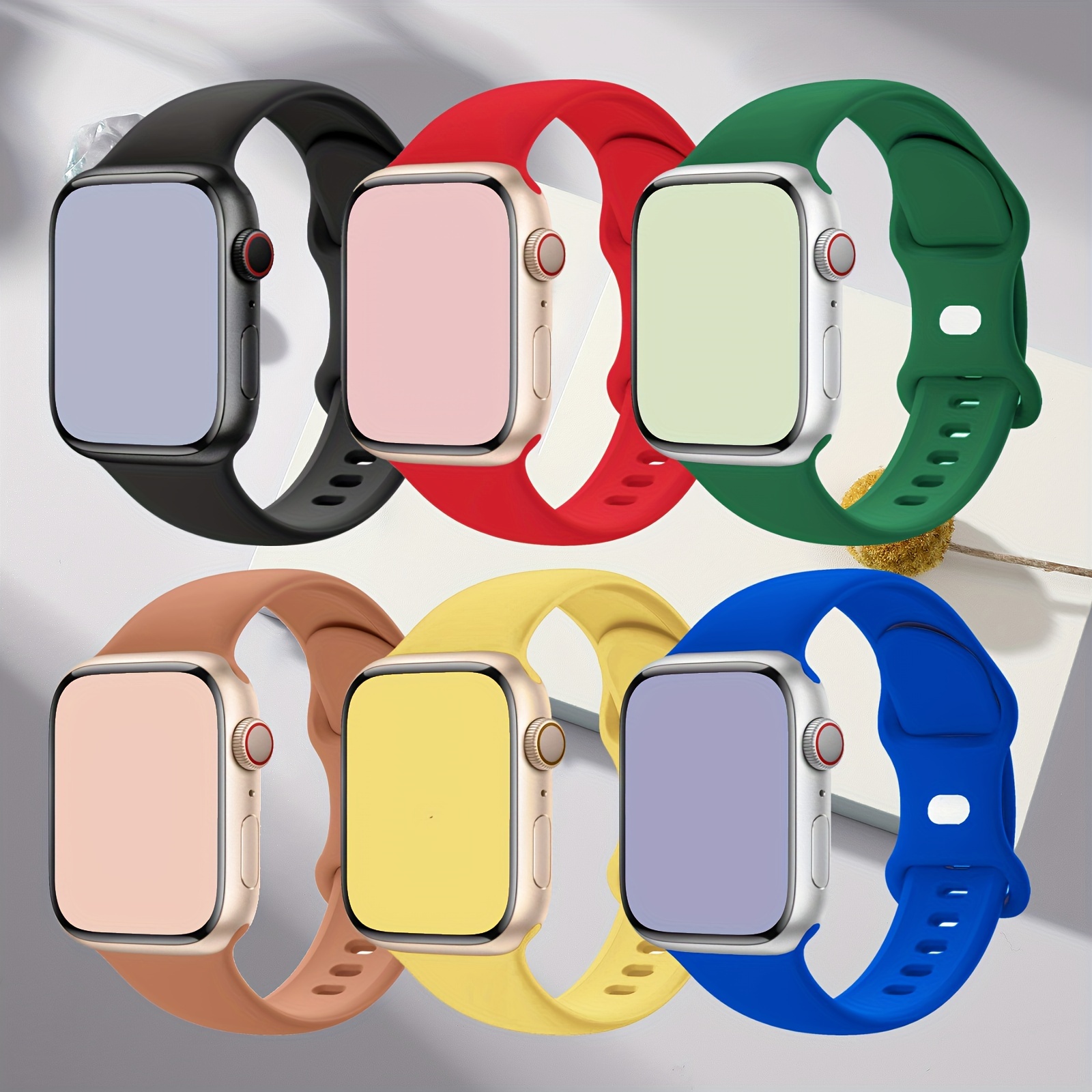 

Unique Design Soft Silicone Watch Bands - Waterproof, Butterfly Closure, Comfortable Straps - Compatible With Watch 38mm, 40mm, 41mm, 42mm, 44mm, 45mm, 49mm - Perfect Gift For King's Day