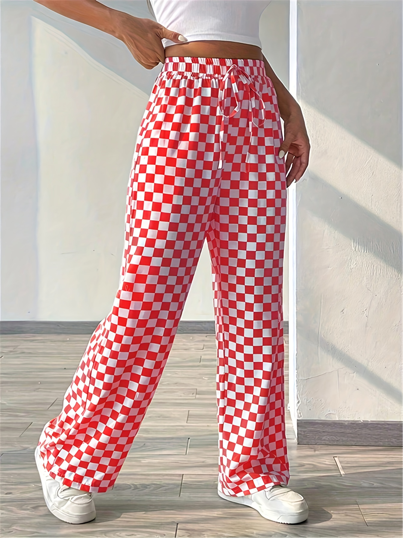 red checkered pants sold on Temu United States red checkered pants sold on Temu United States