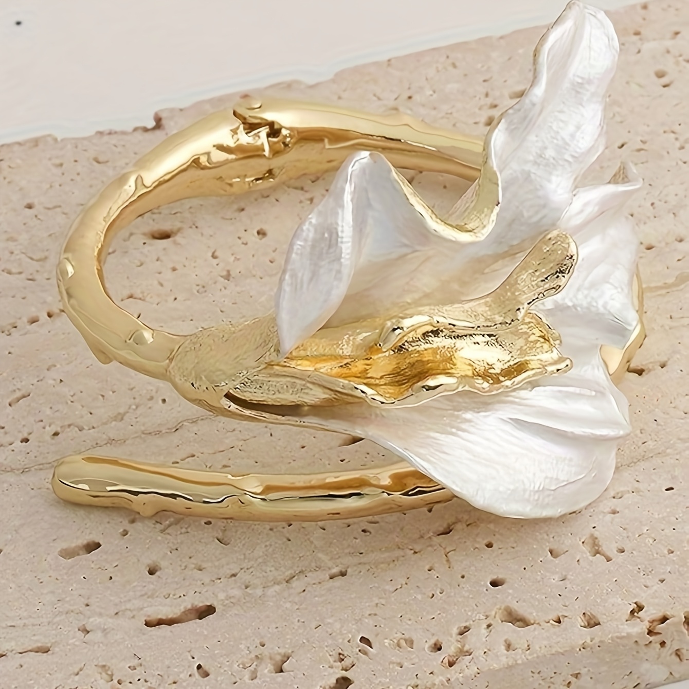 TEMU Pulsera ajustable de moda para mujer, estilo metal, de la , para fiestas y uso diario