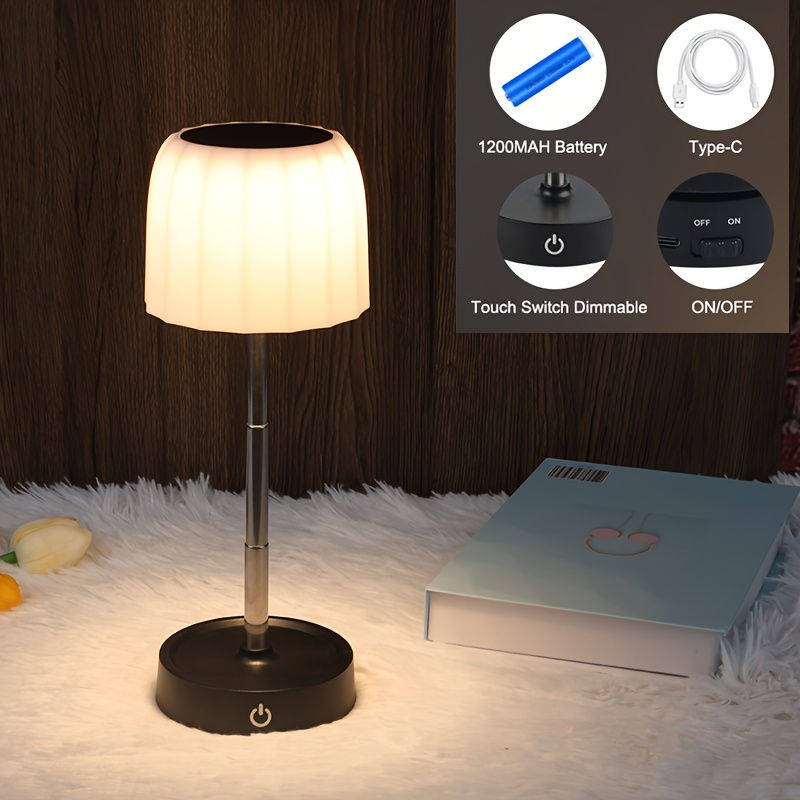 Portable LED Dimmable Touch-Controlled Desk Lamp