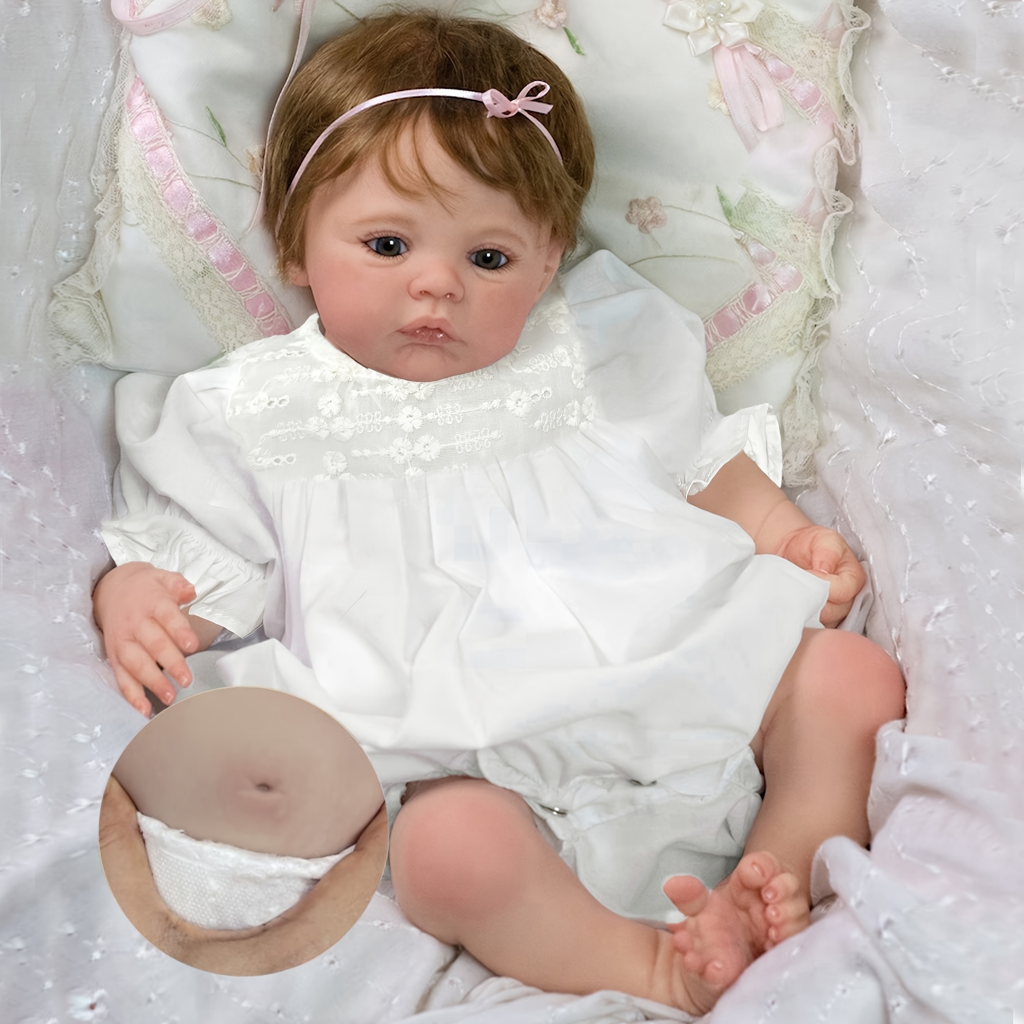 Lifelike Reborn Baby Dolls Full Body Silicone Realistic - Temu
