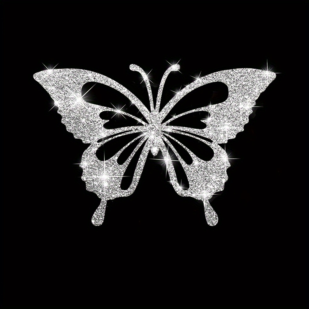 1pc Of A Shiny Reflective Car Sticker, A Cartoon-style Decorative Decal For Car Windows And Bodies, Fashionable Stickers For Motorcycles And Laptops