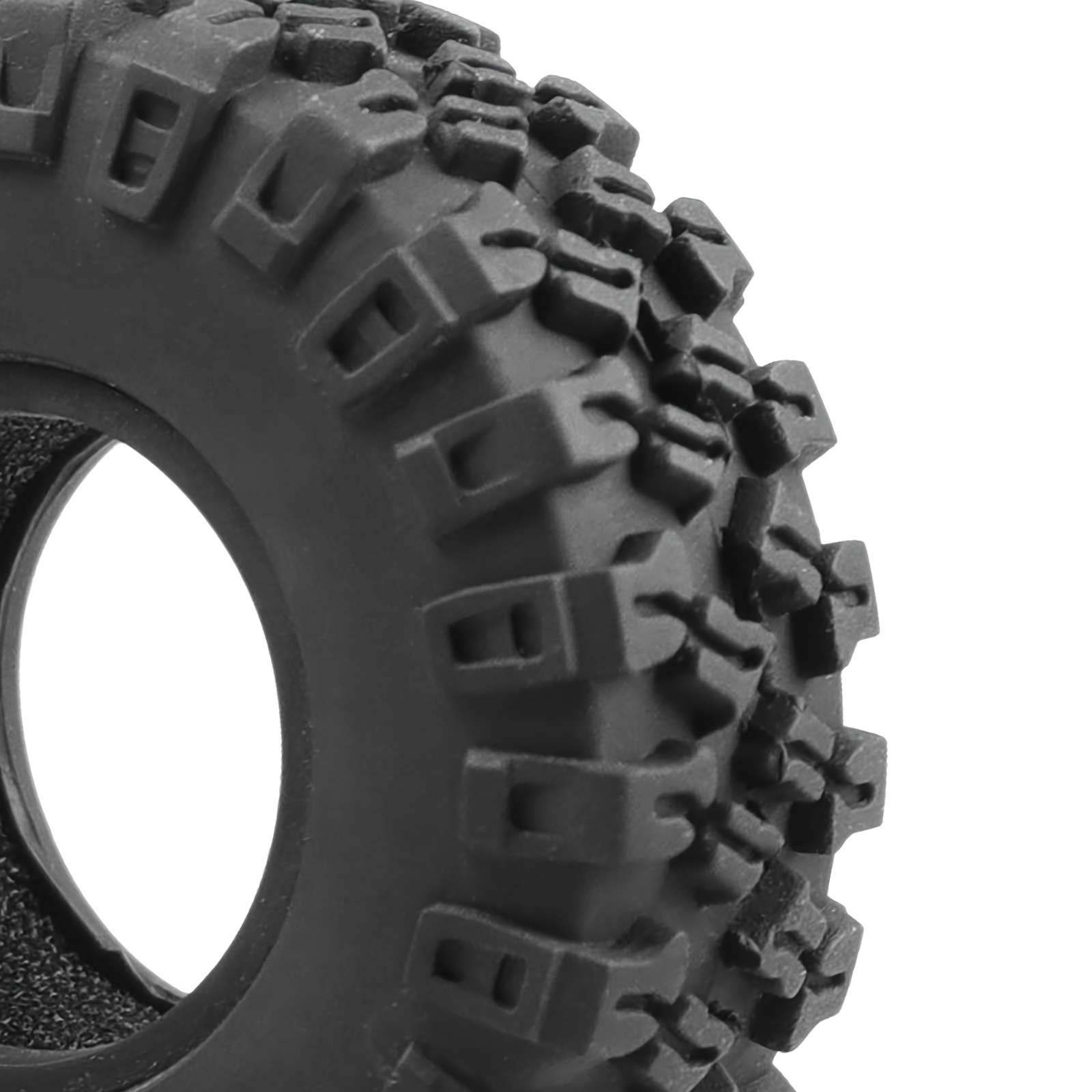 4 Pack 1 0 Inch Off Road Rc Crawler Tires For 1 24 Scale Trx4m Axial ...