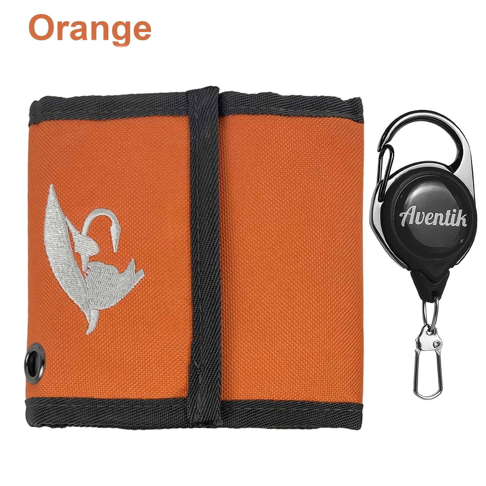 TEMU Portafili per leader da pesca con 10 tasche e retrattore , custodia per filo tippet, custodia per filo tippet con chiusura, custodia per filo