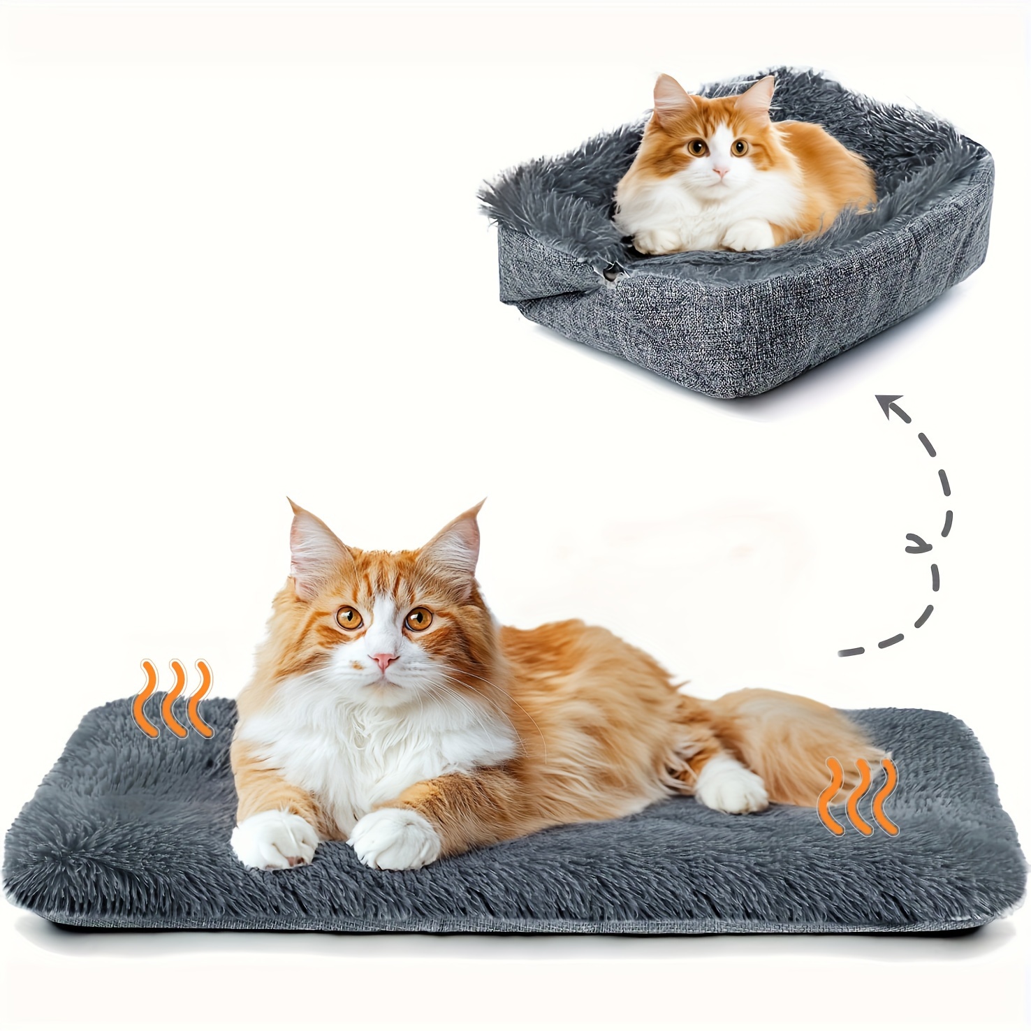 TEMU -warming Pet Bed And Small , - Polyester Pet Mat , Bed For And Use, Suitable For Toy And Breeds