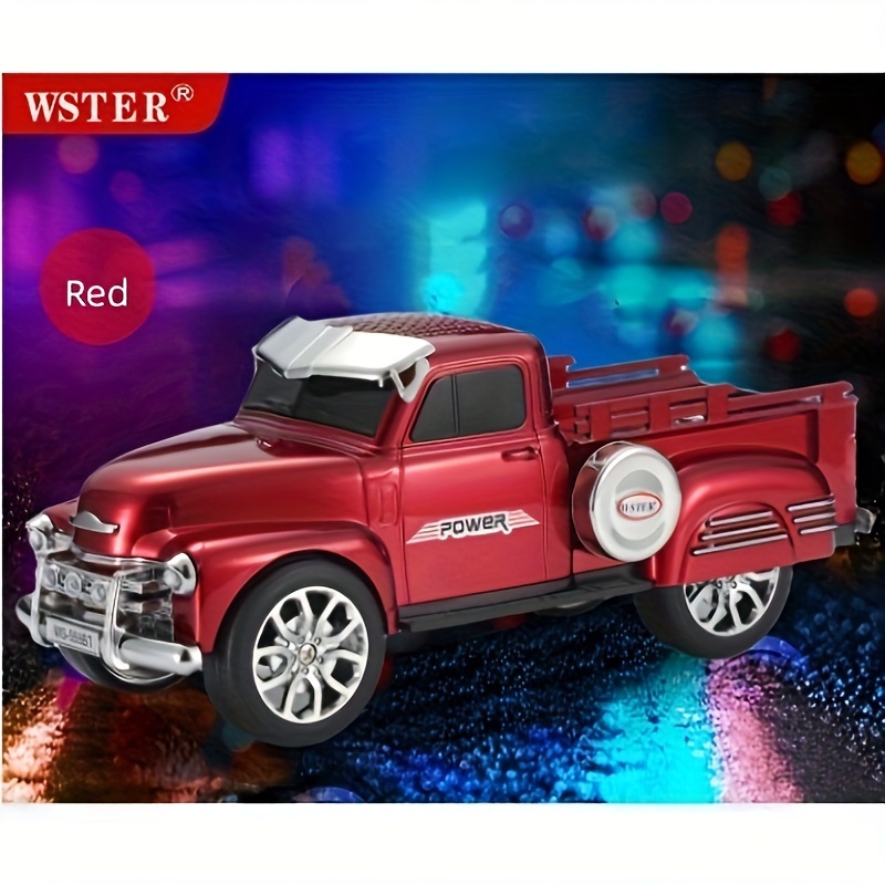 

Pickup Truck Speaker Portable Wireless Speaker Holiday Gift Halloween Christmas Gift Long Standby High Speaker Usb Tf Aux Fm Karaoke Stereo Tws Speakers