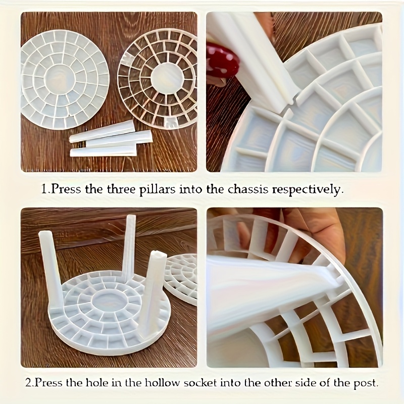 360 rotating paint brush holder space saving white desktop organizer with polished   ceramic coated plastic inserts for art  s pens makeup tools elegant design for home or office office desk accessory modern white organizer polished   paint   paint brush organizers Product details 6