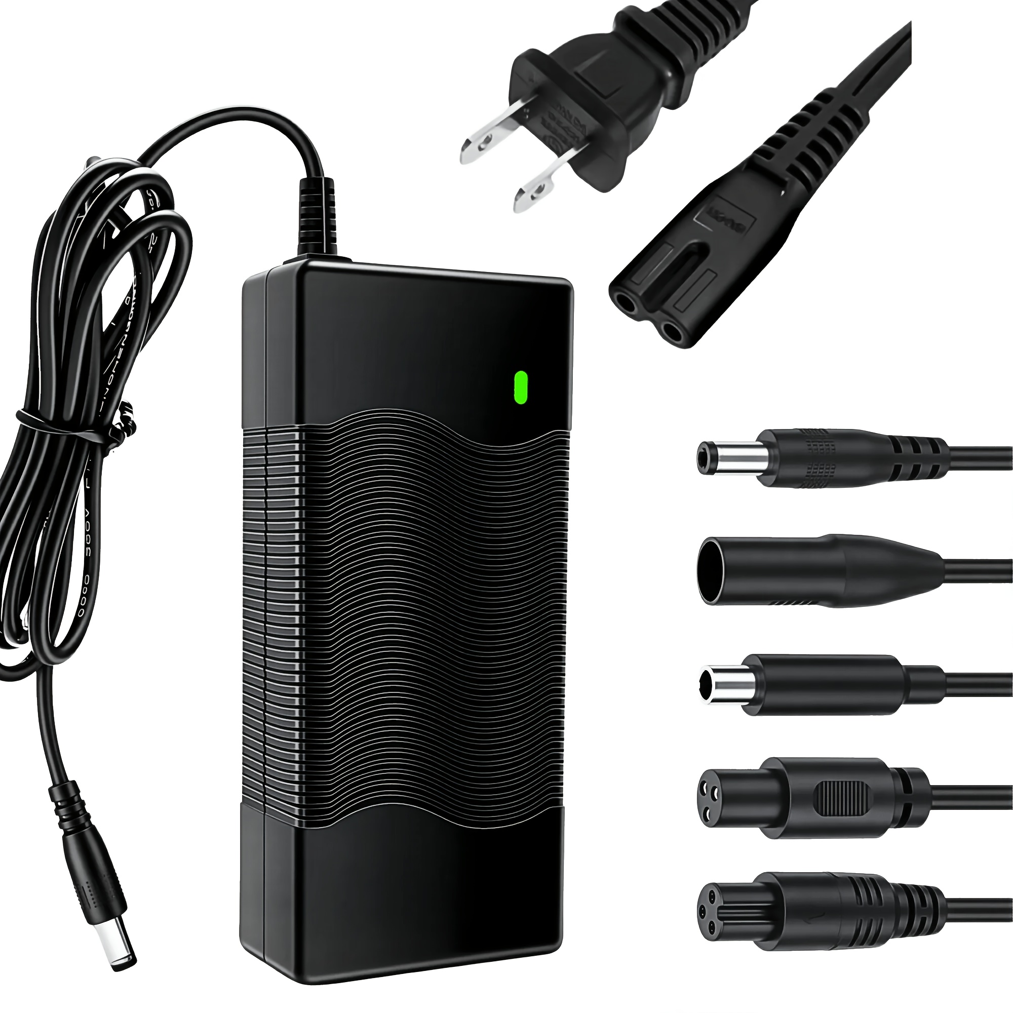 TEMU 42v 1.5a Scooter Charger, Compatible With Gxl V2/xr Elite/g2/g3/g4/ Scooter Models, Electric Scooter Charger, 36v Lithium Battery Charger - Not