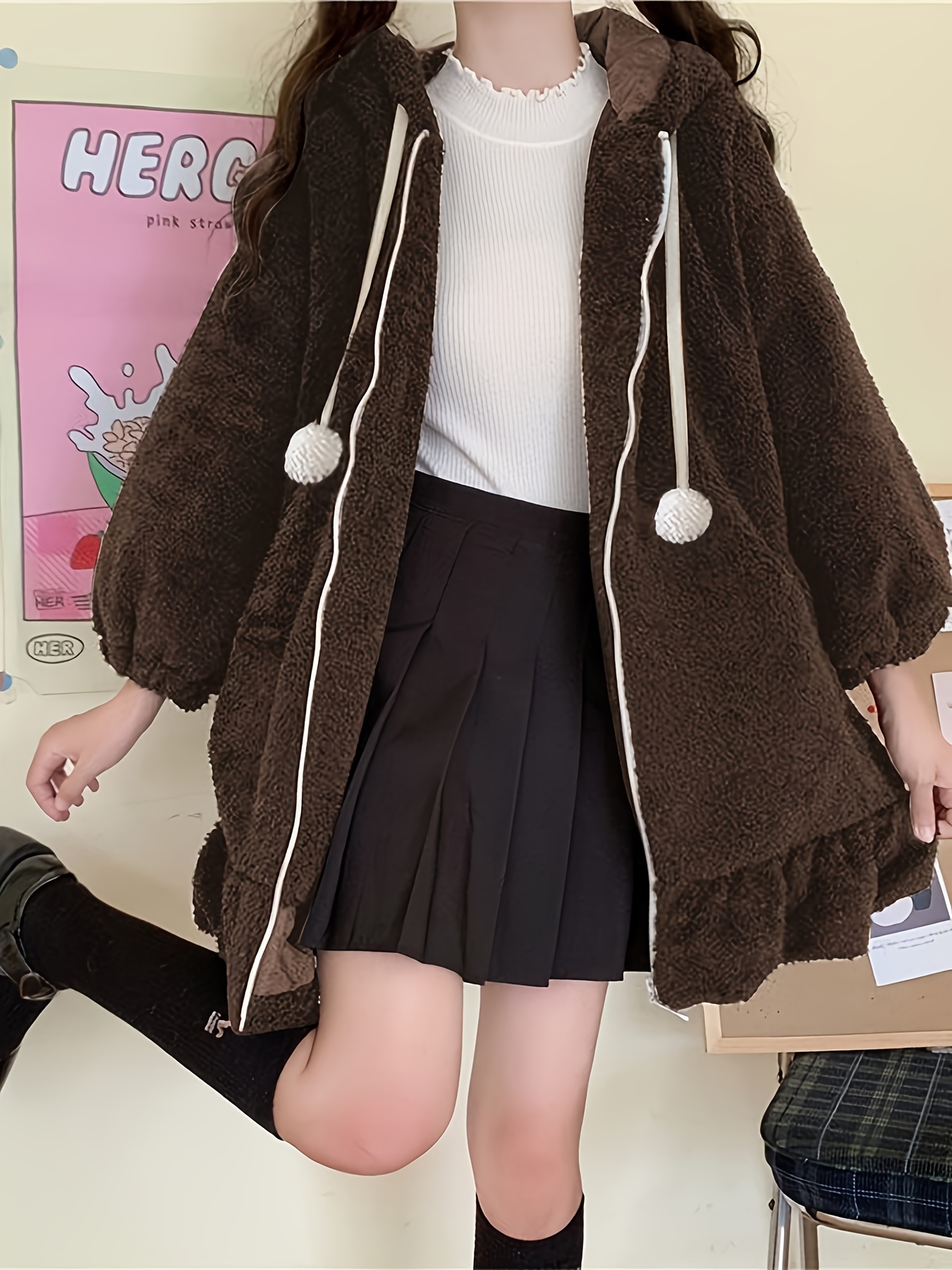 bunny hoodie sold on Temu United States