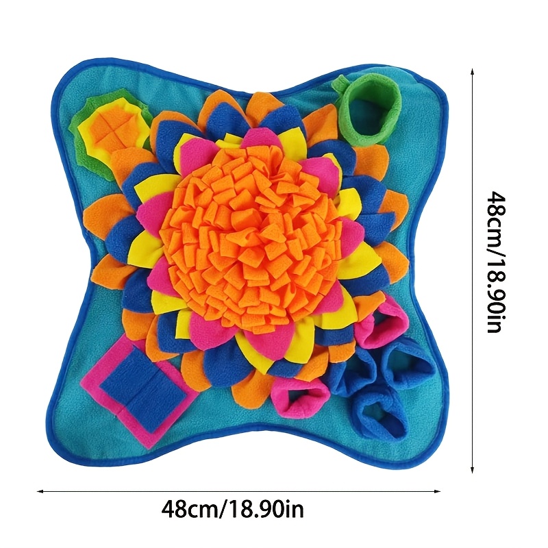 1pc Pet sniffing mat, machine washable, relieves dog stress, puzzle toy, suitable for all kinds of dogs.