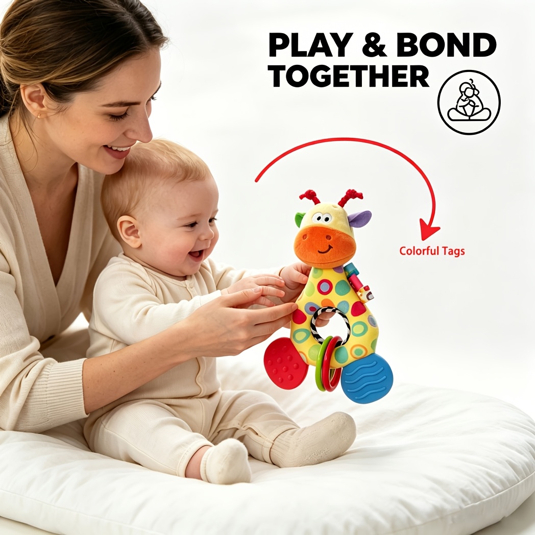 Children's Handheld Rattle Wind Chime Baby Grab Training Toy